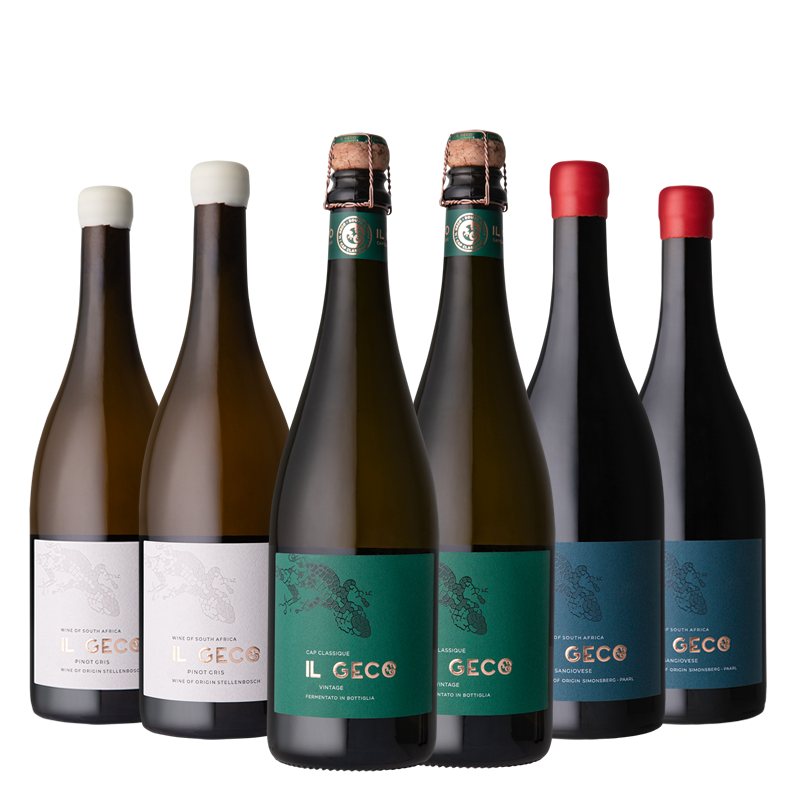 IL GECO Taster case of 6 bottles, two of each wine