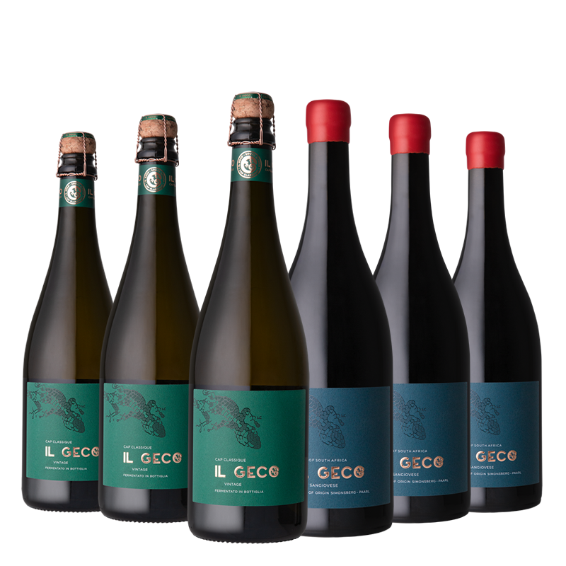 IL GECO Bubbly & Red mixed case of 6 bottles